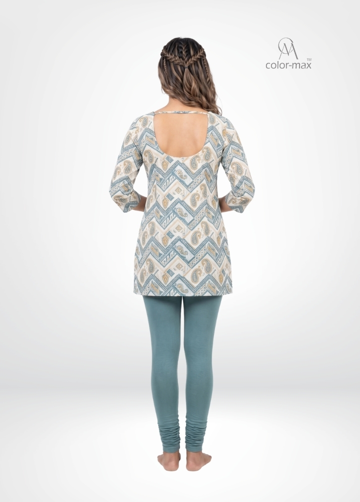 DARK STEEL - Premium Cotton Lycra Chudi Leggings - Hover